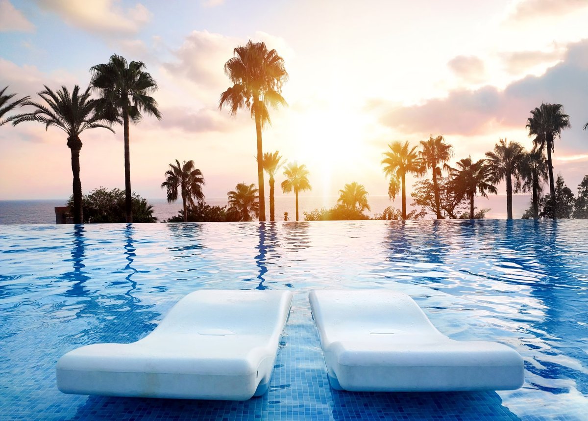 Luxury retreat setting — tropical tranquility for women's transformation